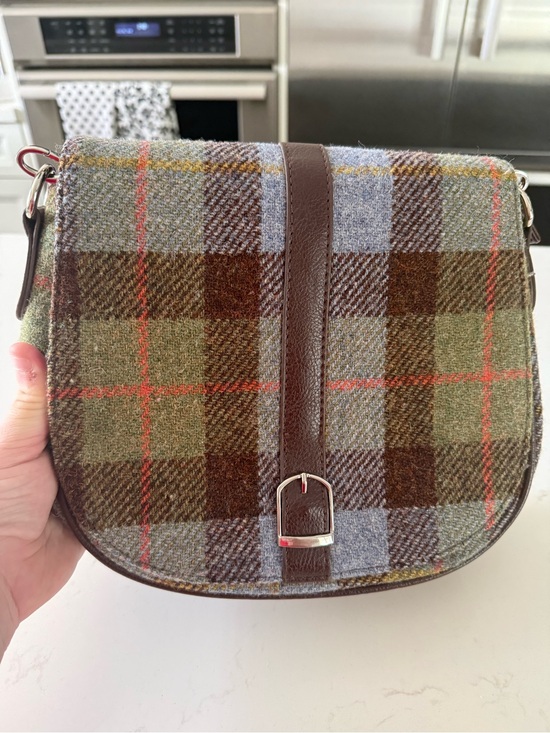 Harris Tweed Accessories - Harris Tweed Saddle Crossbody Bag